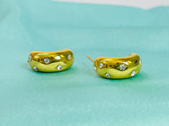 Golden Hoop Earrings