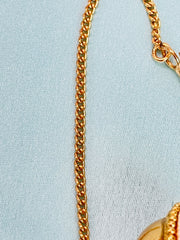 Floral Kundan Pearl Maang Tikka with Red Stone Center